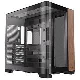 ANTEC C8 Curve Wood Full-Tower okno leseno črno/rjavo gaming ohišje