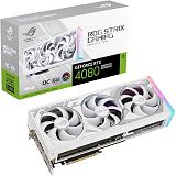 ASUS ROG Strix GeForce RTX 4080 Super 16GB GDDR6X OC RGB (ROG-STRIX-RTX4080S-O16G-WHITE) gaming bela grafična kartica