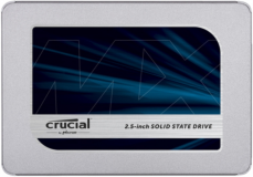 Crucial MX500 500GB SATA 2.5 7mm (z 9.5mm adapter) Internal SSD