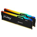 KINGSTON Fury Beast 32GB (2x16GB) 6000MT/s DDR5 CL36 EXPO KF560C36BBE2AK2-32 RGB ram pomnilnik