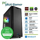 PCPLUS Gamer Ryzen 5 5600X 16GB 1TB SSD GeForce RTX 3060 12GB Windows 11 Home + Xbox GP gaming namizni računalnik