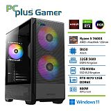 PCPLUS Gamer Ryzen 5 7600X 32GB 1TB NVMe SSD RTX 4070 12GB Windows 11  + Xbox GP gaming namizni računalnik