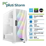 PCPLUS Storm i5-14400F 16GB 1TB NVMe SSD GeForce RTX 4060 DDR6 8GB RGB gaming namizni