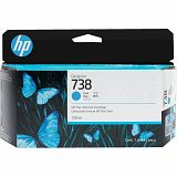 ČRNILO HP CYAN 738 ZA DesignJet T850 / T950  130ml