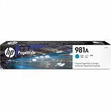 ČRNILO HP CYAN 981A PAGEWIDE ZA COLOR 556 / MFP 586 ZA 6.000 STRANI