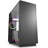 SHARKOON Pure Steel midiATX RGB črno ohišje